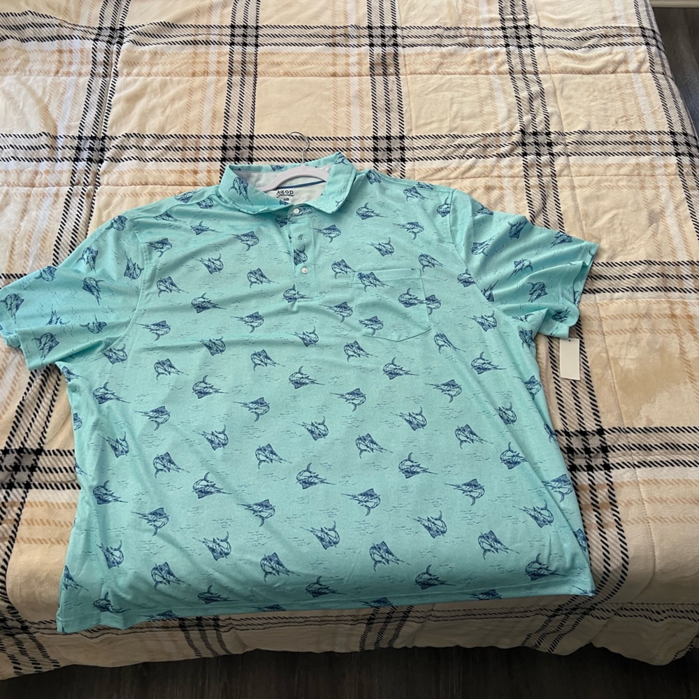 Size 4XB Izod Saltwater Polo. Never been worn. NWT
